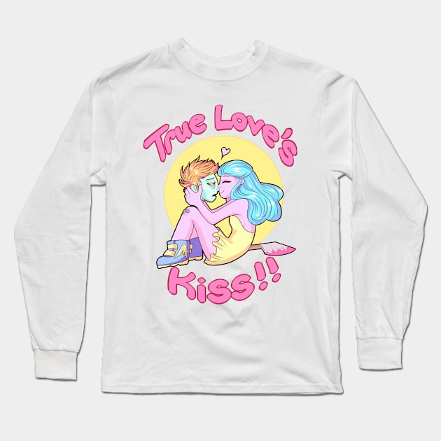 True Love's Kiss Long Sleeve T-Shirt by 0HeBaerArts0